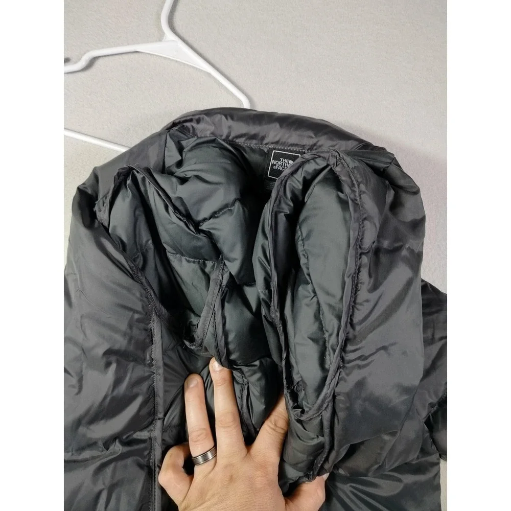The North Face Jacket Boys 10/12 Black 550 Goose‎ Down Puffer Insulated Winter